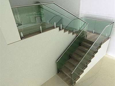 Corrimão em vidro Corrimão em vidro