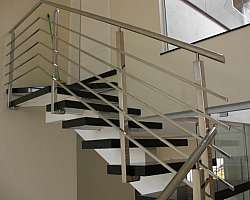Guarda corpo de aço inox Guarda corpo de aço inox