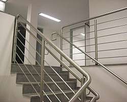 Guarda corpo de aço inox Guarda corpo de aço inox
