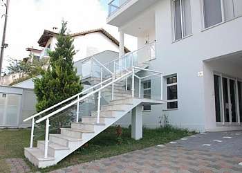 Corrimão de ferro branco Corrimão de ferro branco